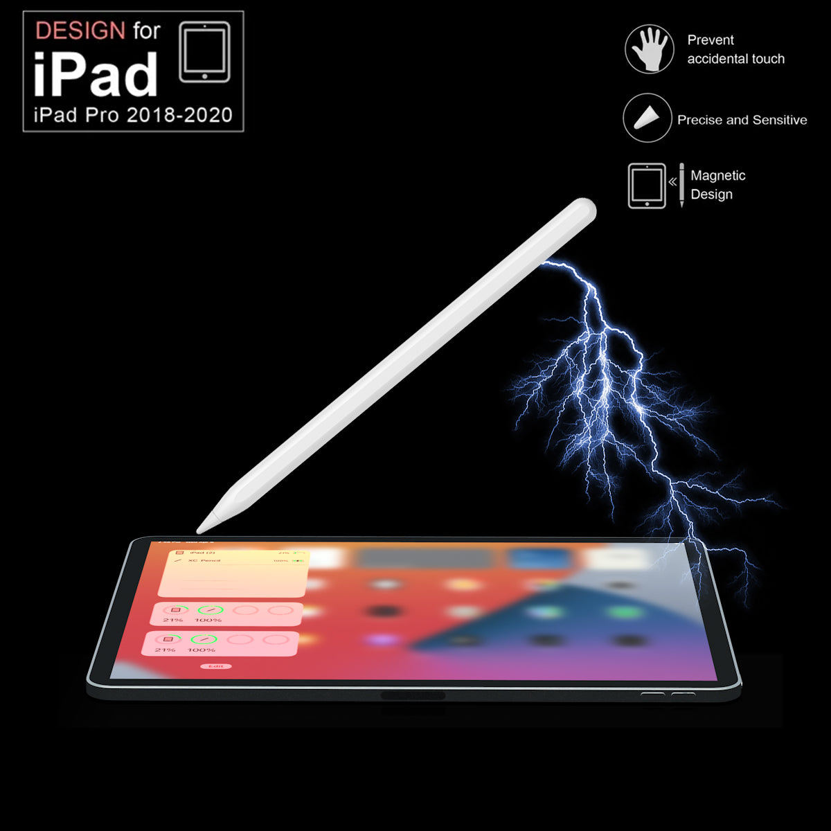 One to one wireless charging capacitor pen
